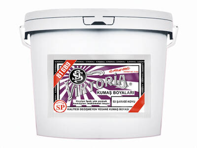 Viktoria Kumaş Boyası 53 Şarabi Koyu Renk 5 Kg - 1