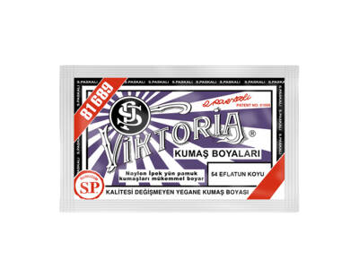 Viktoria Kumaş Boyası 54 Eflatun Koyu Renk - 1