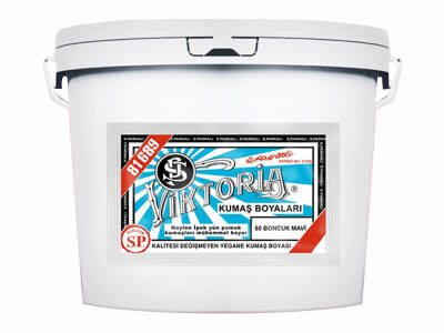 Viktoria Kumaş Boyası 60 Boncuk Mavi Renk 5 Kg - 1