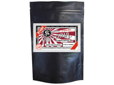 Viktoria Kumaş Boyası 9 Koyu Kırmızı Renk 1 Kg - 1