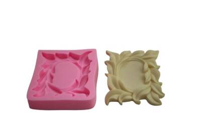 Yapraklı Çerçeve Silikon Kalıbı ÇE-04 - 1