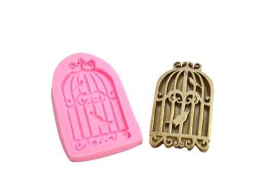 Yassı Kuş Kafesi Silikon Kalıbı ÇE-30 - 1