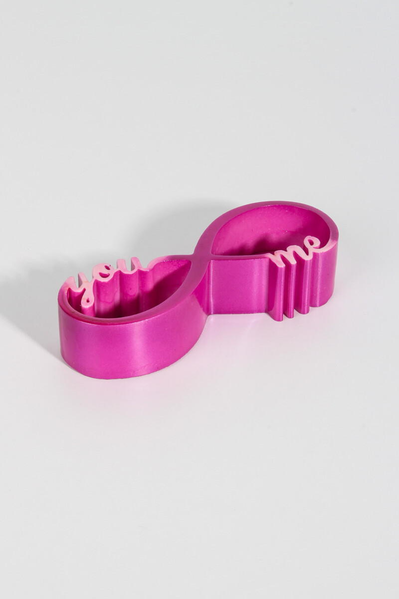 You Me Yazı Detaylı Sukulent Beton Taş Tozu Silikon Kalıbı KHB103 - 