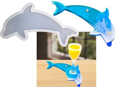 Yunus Bardak Altlığı Epoksi Reçine Kalıbı KHE525 - 1