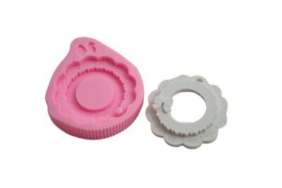 Yuvarlak Kelebekli Taban Silikon Kalıbı ÇE-48 - 1