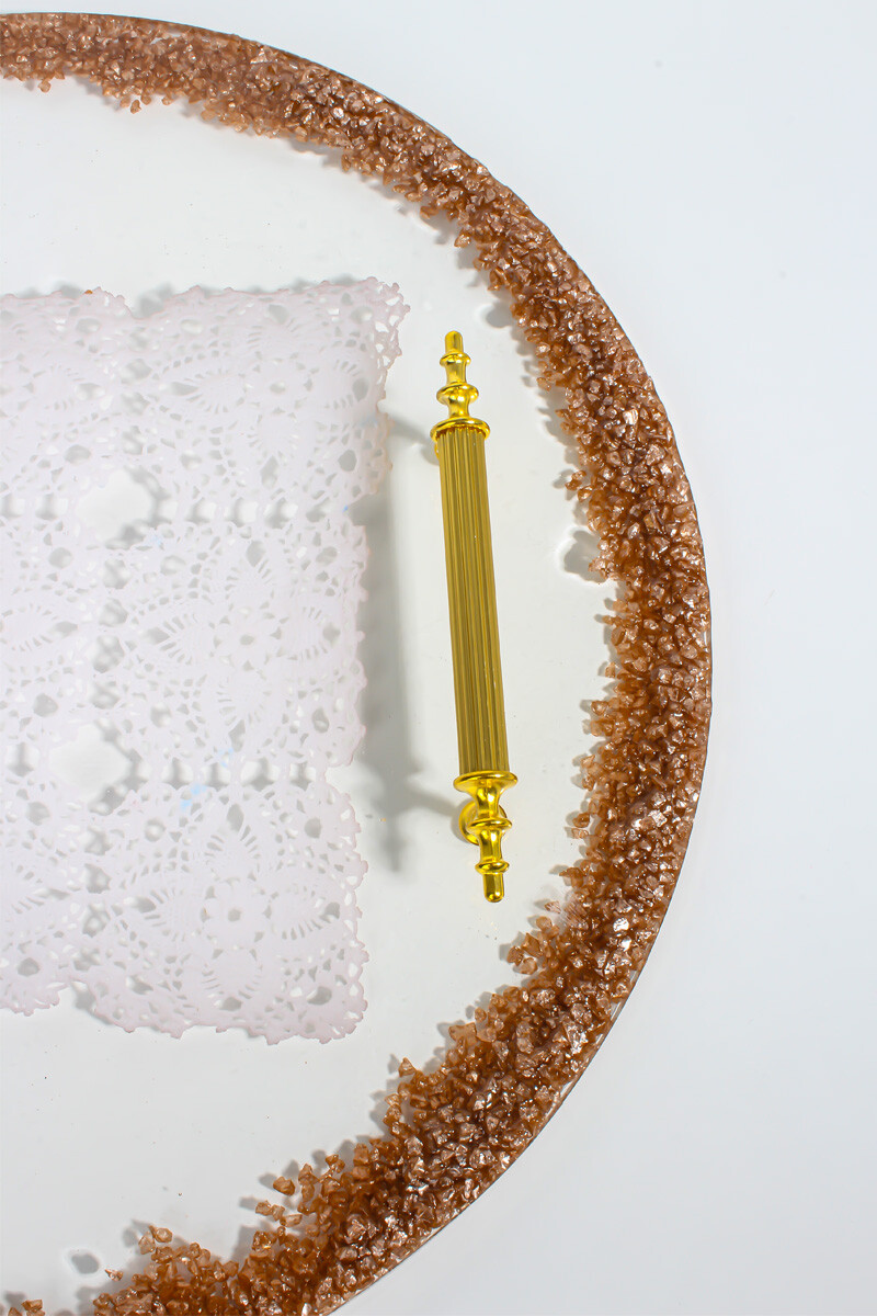 Yuvarlak Model Tepsi Epoksi Reçine Kalıbı KHE623 - 2