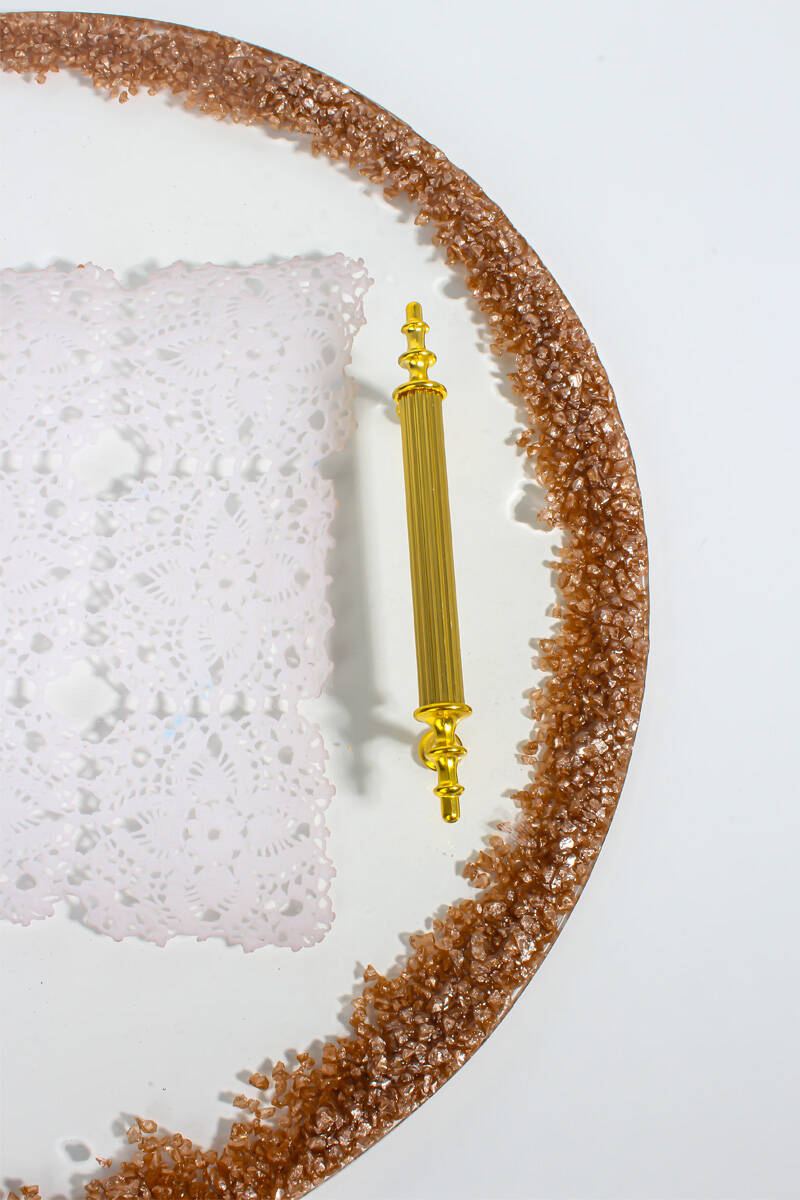 Yuvarlak Model Tepsi Epoksi Reçine Kalıbı KHE623 - 2