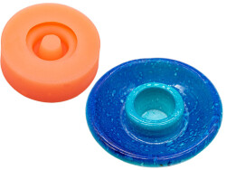 Yuvarlak Mumluk Beton Taş Tozu Silikon Kalıbı KHM232 - 