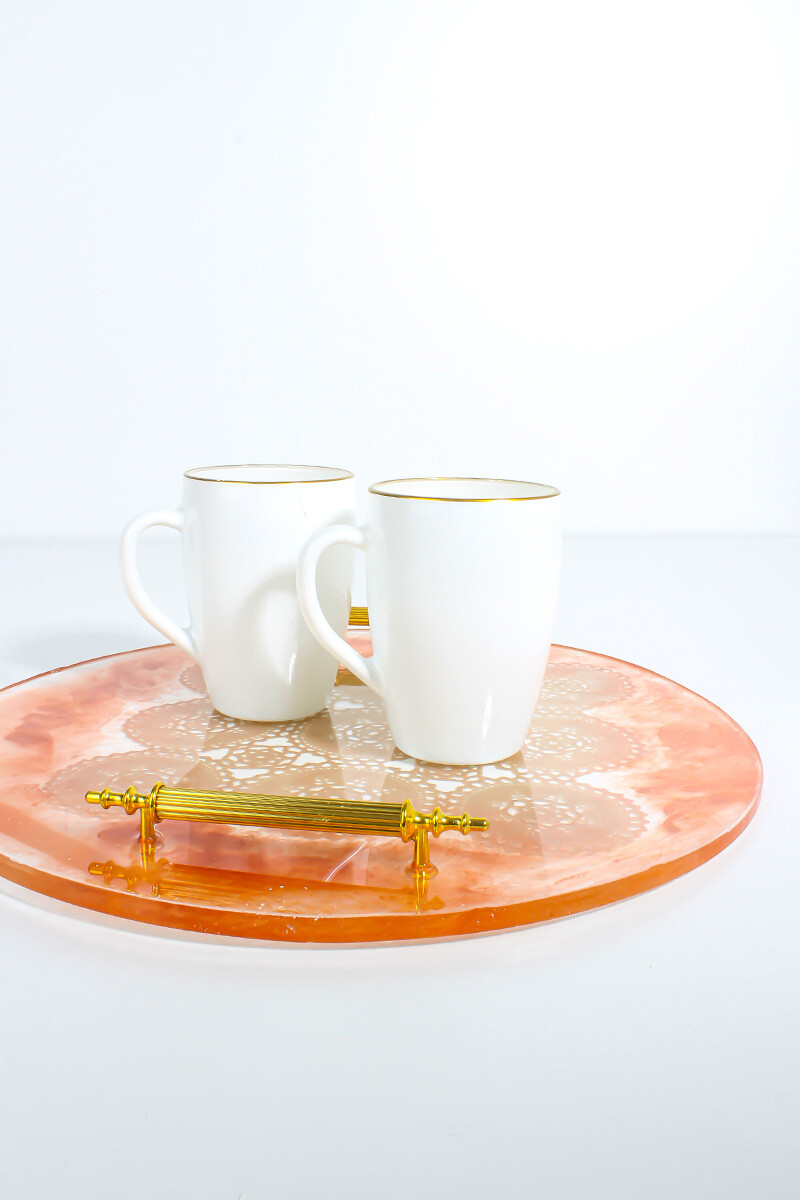 Yuvarlak Tepsi Epoksi Reçine Kalıbı KHE703 - 