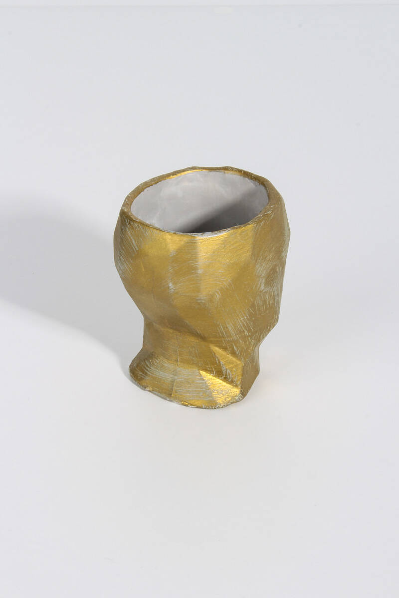 Geometrik Yüz Beton Taş Tozu Silikon Kalıbı KHB48 - 3