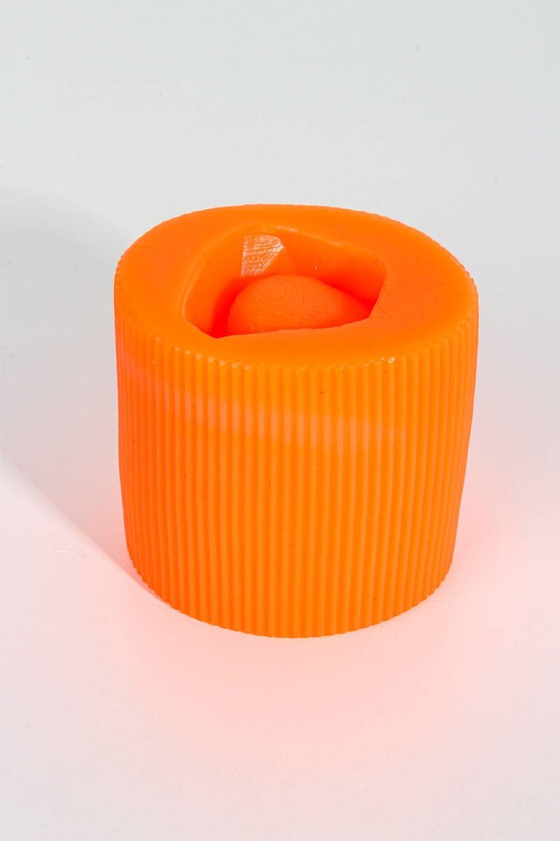 Geometrik Yüz Beton Taş Tozu Silikon Kalıbı KHB48 - 4