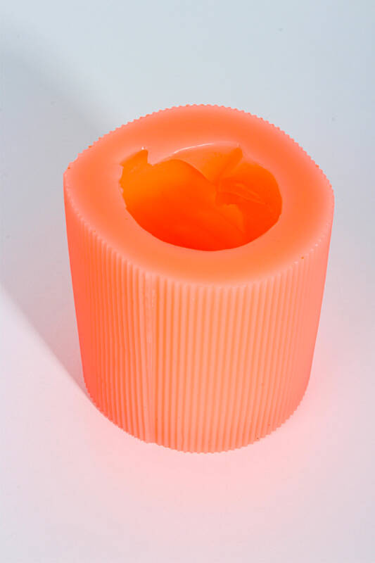 Yüz Detaylı Dekoratif Sukulent Beton Saksı Silikon Kalıbı KHB116 - 3